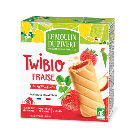 Le Moulin du Pivert - Twibio mit Erdbeerefüllung Pivert