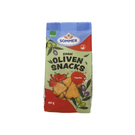Sommer - OlivenSnacks Dinkel Paprika Sommer