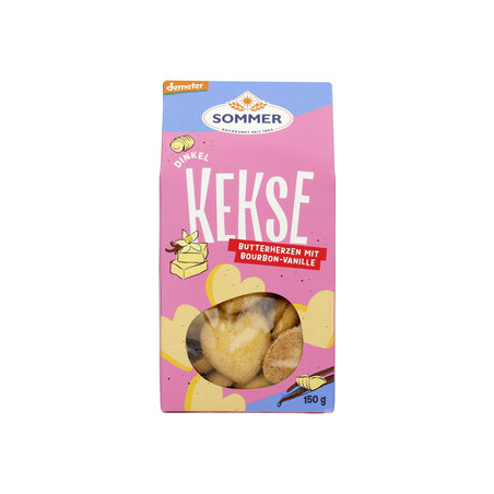 Sommer - Dinkel Butter-Herzen demeter