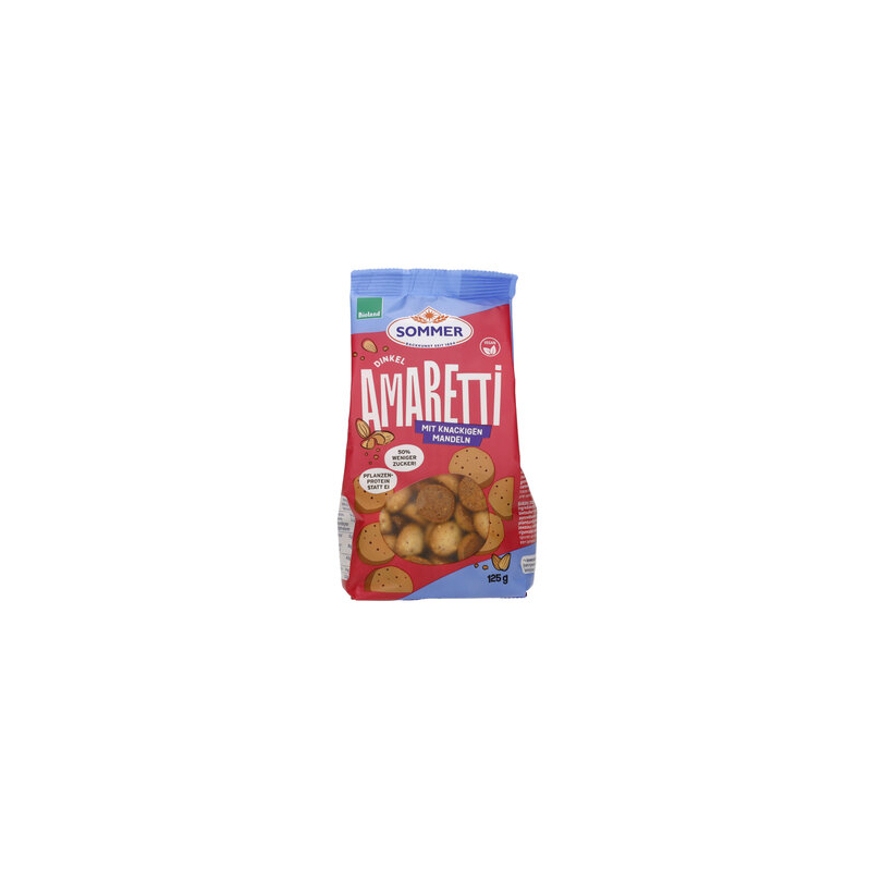 Sommer - Dinkel Amaretti mit Mandeln