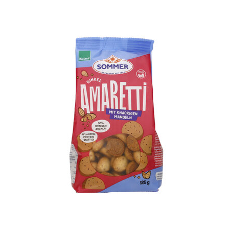 Sommer - Dinkel Amaretti mit Mandeln