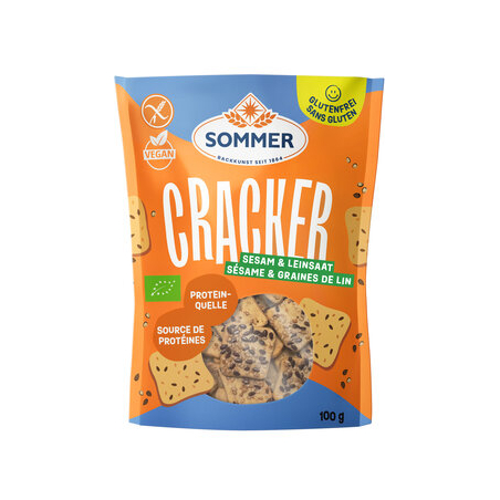 Sommer - Cracker Sesam&Leinsaat gf Sommer