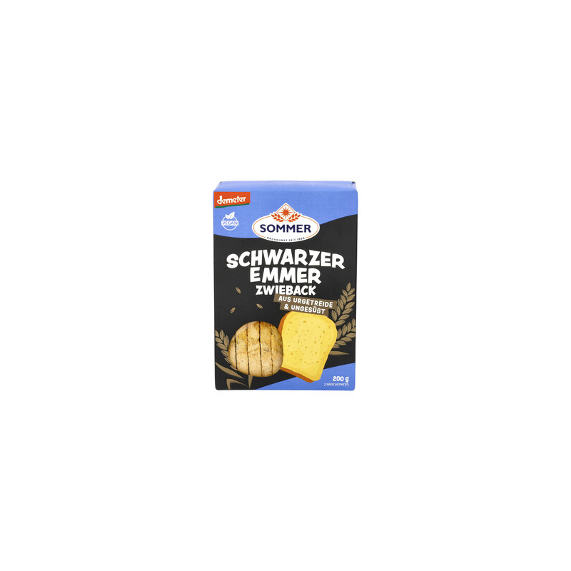 Sommer - Schwarzer Emmer Zwieback dem.Sommer