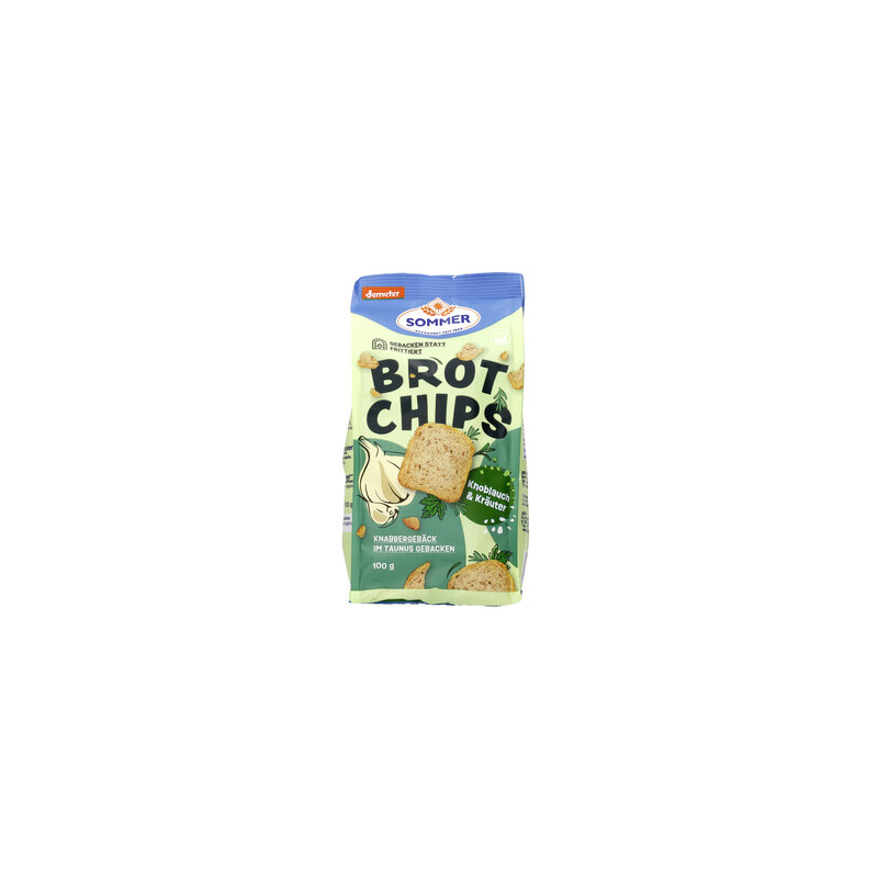 Sommer - Brot Chips Knoblauch&Kräuter demete