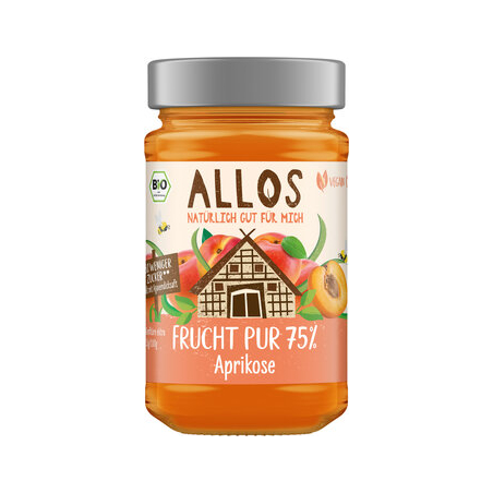 Allos - FruchtPur 75% Aprikose Agavendick