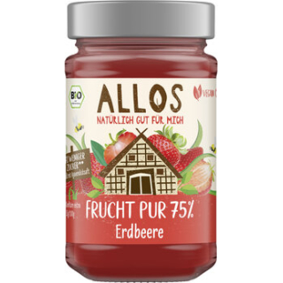 Allos - FruchtPur 75% Erdbeere Agavendick