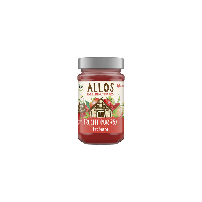 Allos - FruchtPur 75% Erdbeere Agavendick