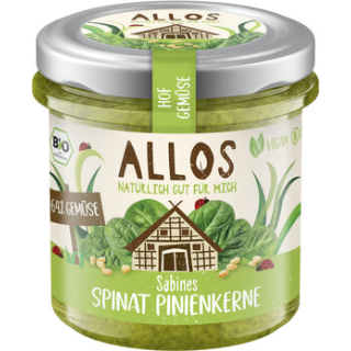 Allos - Hofgemüse Sabines Spinat Pinienkern