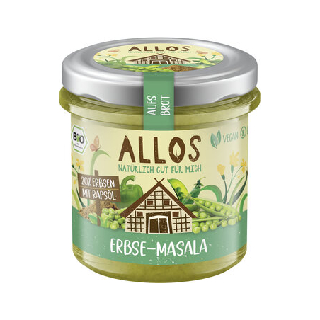 Allos - Auf's Brot Erbse Masala