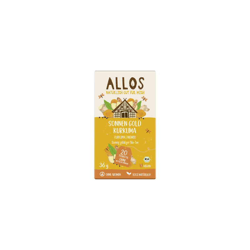 Allos - Sonnen Gold Kurkuma Gewürztee