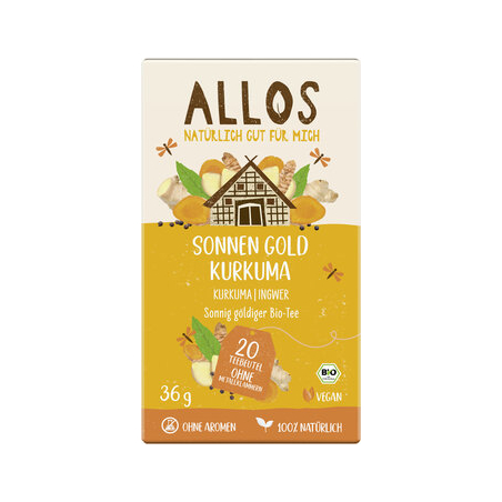 Allos - Sonnen Gold Kurkuma Gewürztee