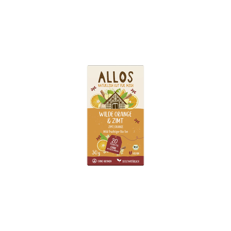 Allos - Wilde Orange & Zimt Gewürztee