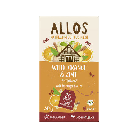 Allos - Wilde Orange & Zimt Gewürztee