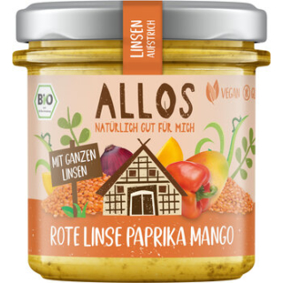 Allos - Linsen Aufstrich Rote Linse Paprika