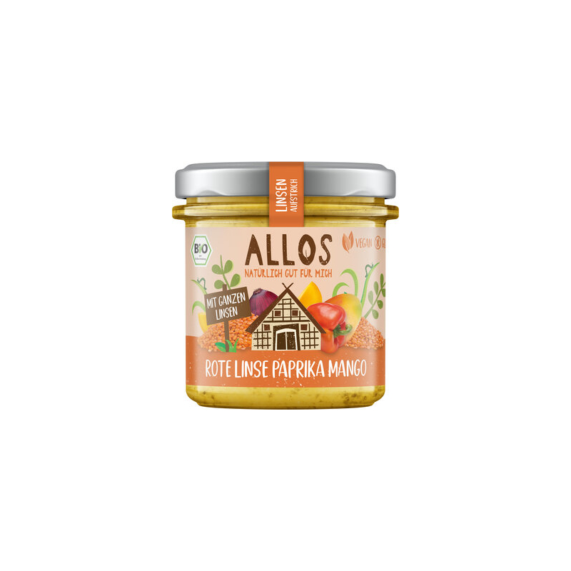 Allos - Linsen Aufstrich Rote Linse Paprika