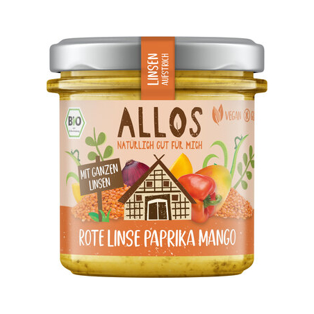 Allos - Linsen Aufstrich Rote Linse Paprika