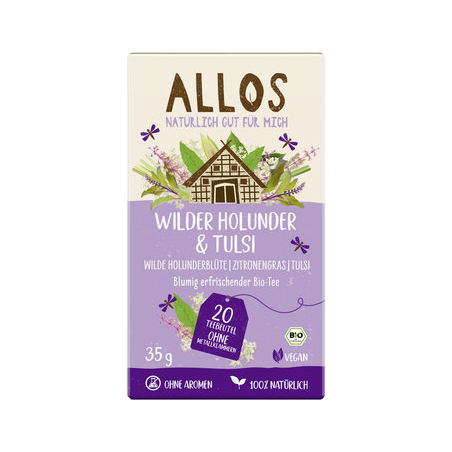 Allos - Wilder Holunder und Tulsi Tee Allos