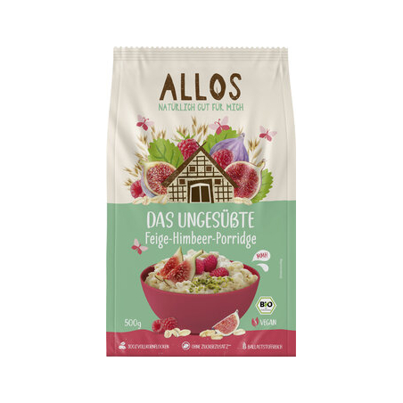 Allos - Das ungesüsste Feige Himbeer Porrid