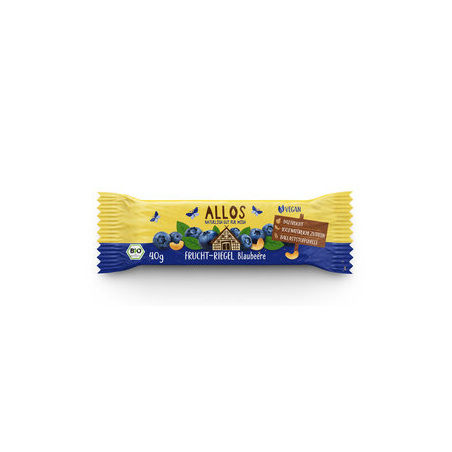 Allos - Frucht Riegel Blaubeere