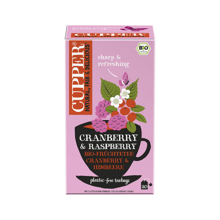 Cupper - Cranberry&RaspberryTee 20Btl Cupper