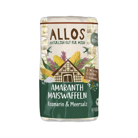 Allos - Amaranth Maiswaffeln Rosmar.&Meersa