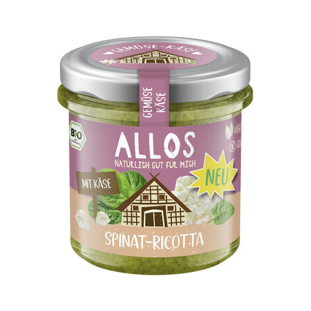 Allos - Aufstrich Spinat Ricotta