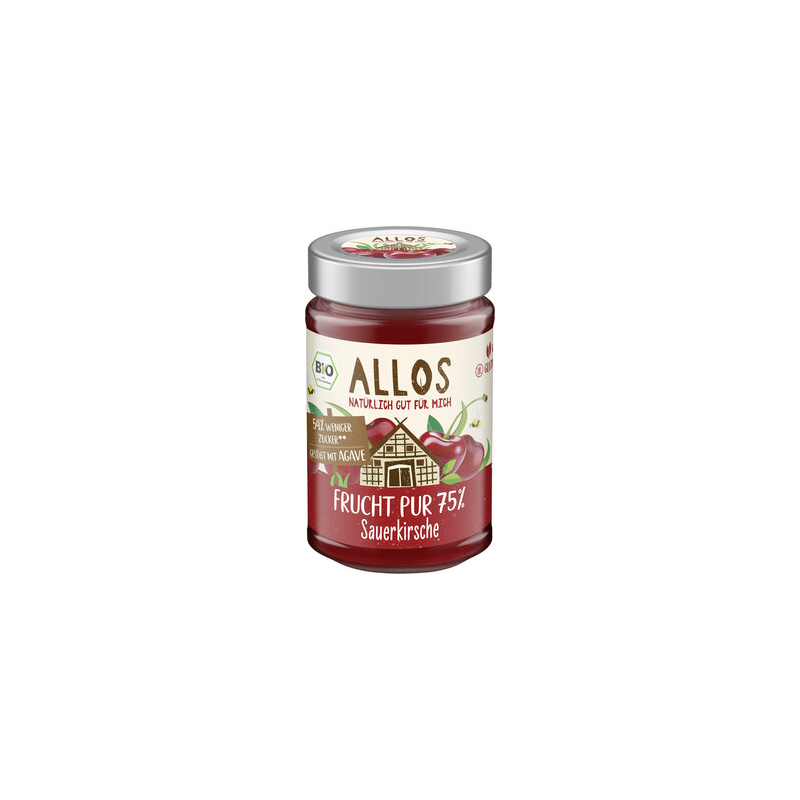 Allos - Frucht Pur 75% Sauerkirsche