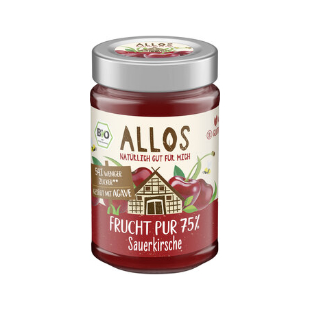 Allos - Frucht Pur 75% Sauerkirsche