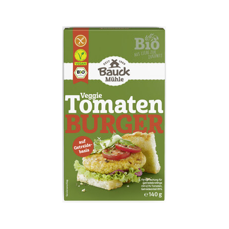 Bauck Mühle - Burger Tomate-Basilikum Mischung gf