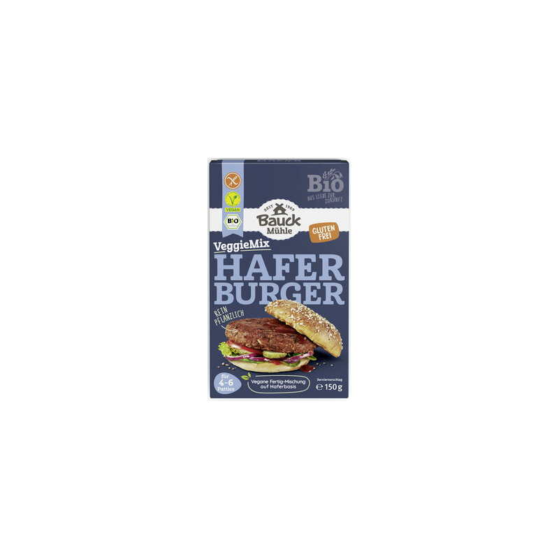 Bauck Mühle - Hafer BBQ Burger glutenfrei
