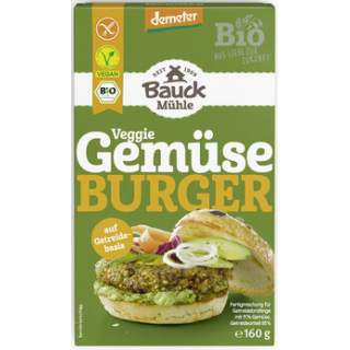 Bauck Mühle - Gemüseburger demeter glutenfrei
