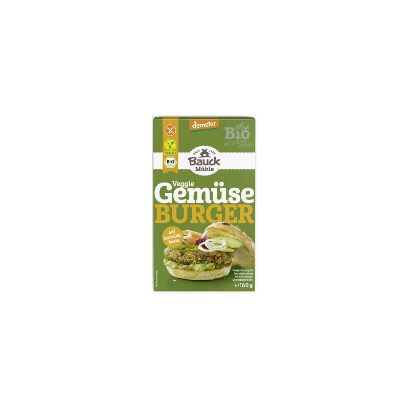 Bauck Mühle - Gemüseburger demeter glutenfrei