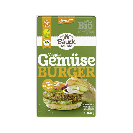 Bauck Mühle - Gemüseburger demeter glutenfrei
