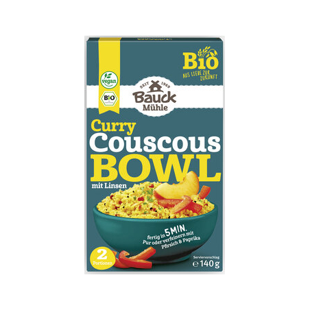 Bauck Mühle - Couscous Bowl Curry mit Linsen