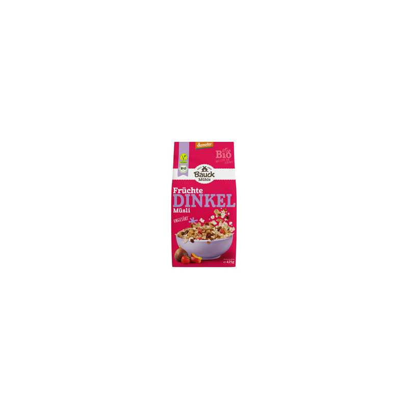 Bauck Mühle - Dinkel Müsli Früchtezart demeter