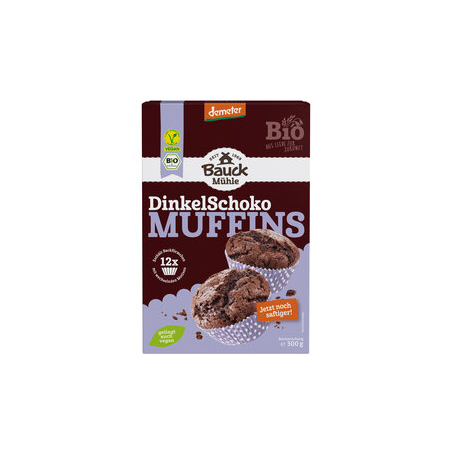 Bauck Mühle - Schoko Muffins Dinkel Backm.demeter