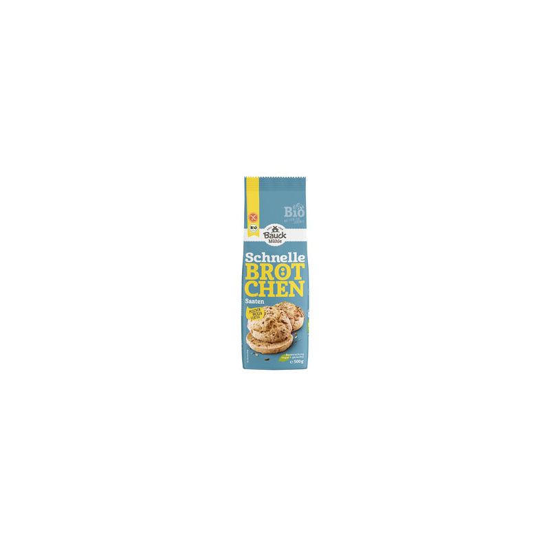 Bauck Mühle - Schnelle Brötchen Saaten glutenfrei