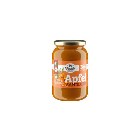 Bauck Mühle - Apfel Sanddorn Mus gesüsst