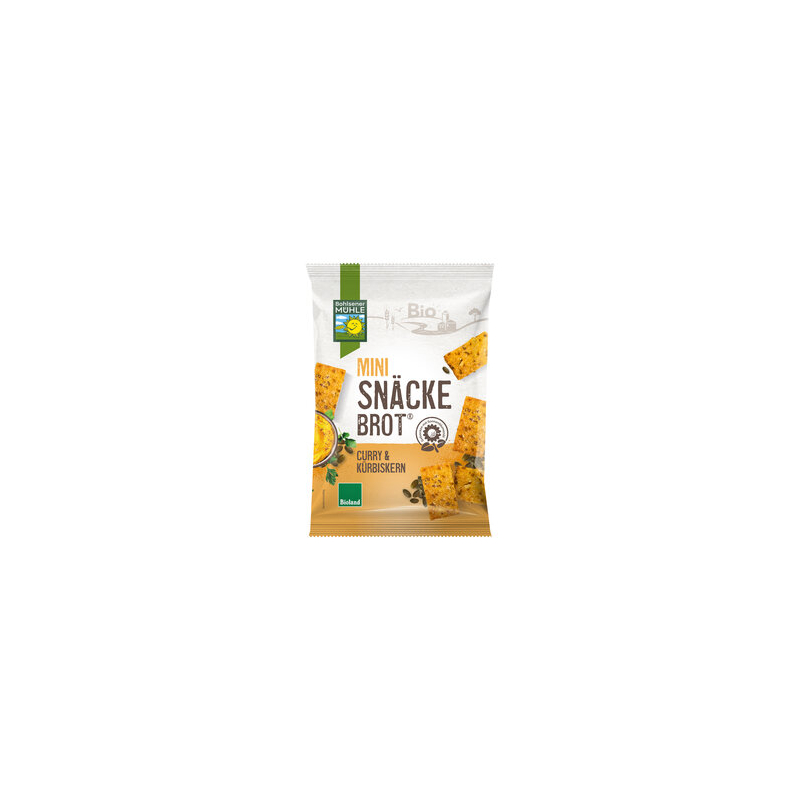 Bohlsener Mühle - Mini Snäckebrot Curry & Kürbiskern