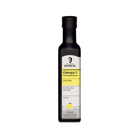 Dr. Johanna Budwig - Omega-3 DHA+EPA Zitrone Pfl.öl