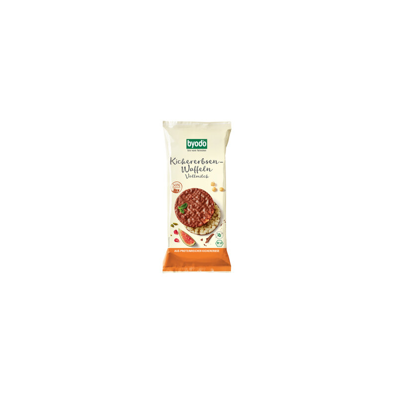 Byodo - Kichererbsen-Waffeln Vollmilch