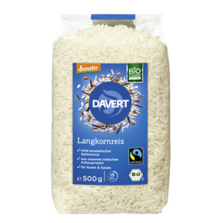 Davert - Langkornreis weiß Fairtrade demeter