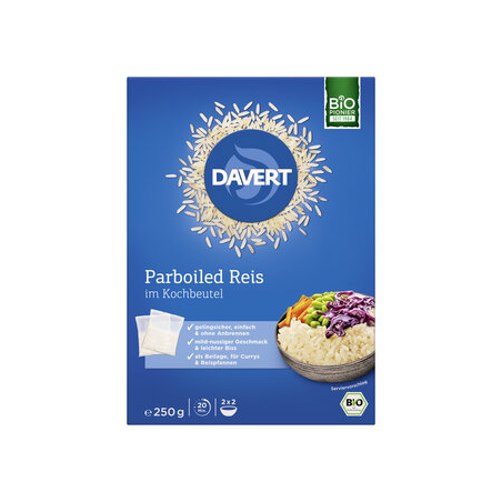 Davert - Parboiled Reis im Kochbeutel