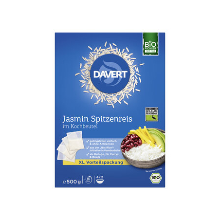 Davert - Jasmin Spitzenreis Kochbtl.