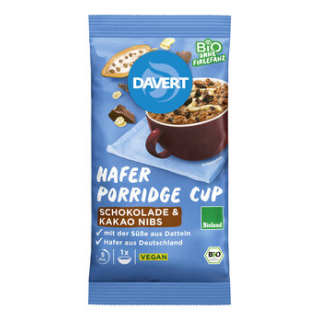 Davert - PorridgeCup Schokolade Kakao Nibs