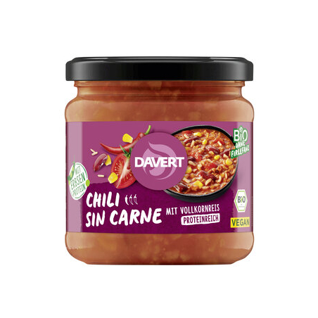 Davert - Chili sin Carne mit Vollkornreis