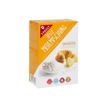 3 Pauly - Mehlmischung hell gf 2x400g
