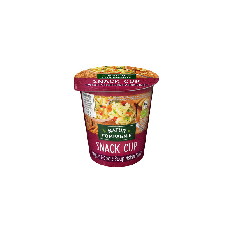 Natur Compagnie - Snack Cup Veggie Noodle Soup Asian