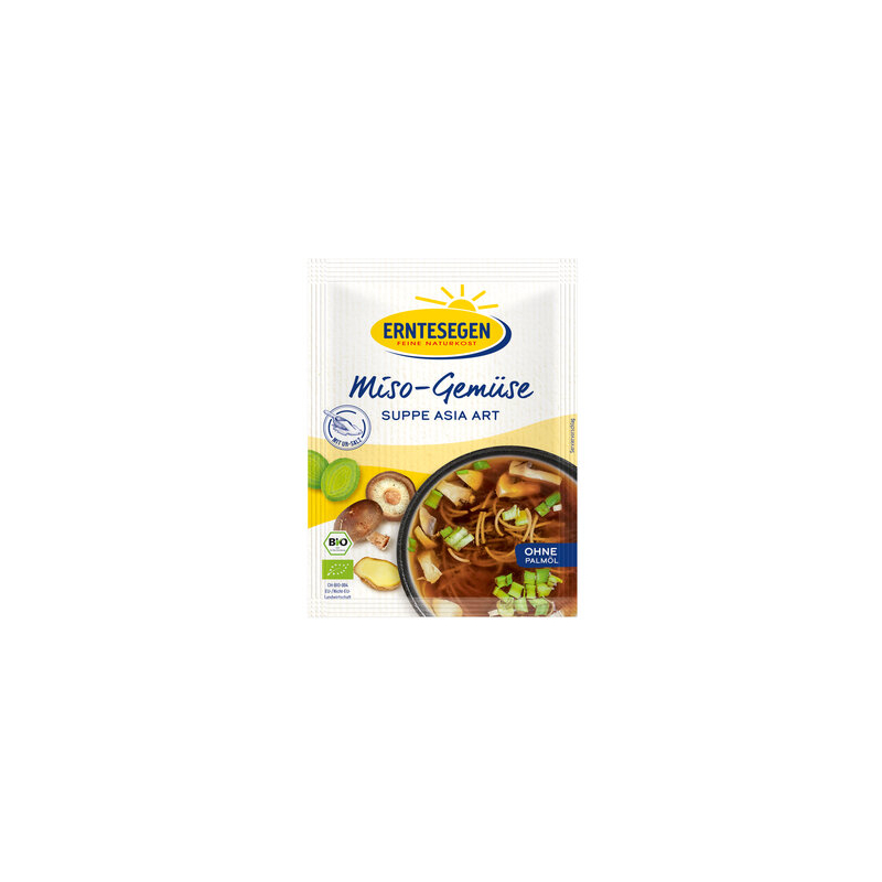 Erntesegen - Miso Gemüse Suppe Asia Erntesegen