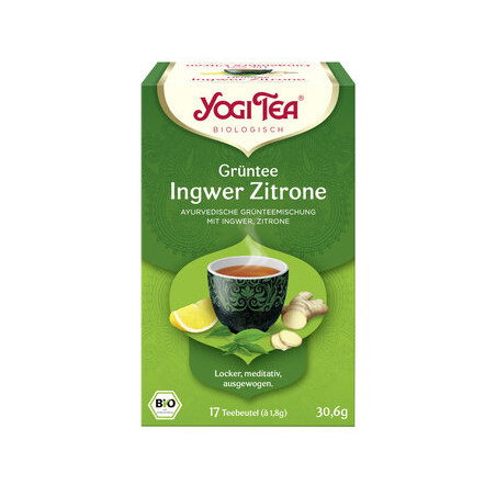 Yogi Tea - CH-Yogi Tea Grüntee Ingwer Zitrone